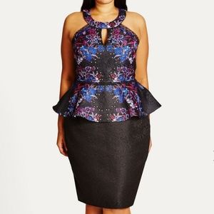City Chic Peplum Dress